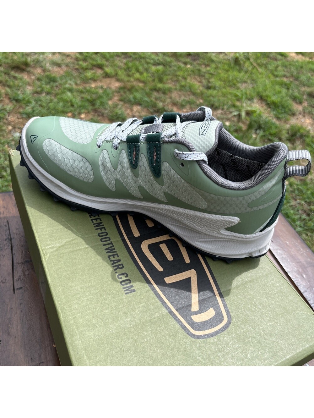 New! KEEN Women's Zionic WP Hiking Shoes Size 7 Desert Sage/Ember Glow $159 MSRP - Picture 6 of 10